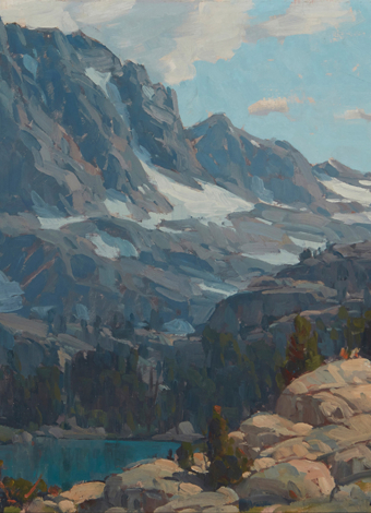 Edgar Alwin Payne (1883-1947, Hollywood, CA), Ediza Lake, near Mammoth, Eastern Sierras $30,000-50,000 