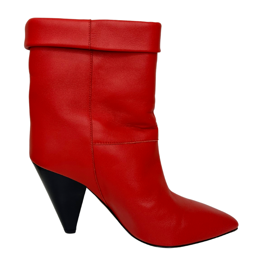 Isabel Marant Red Bootie, 36