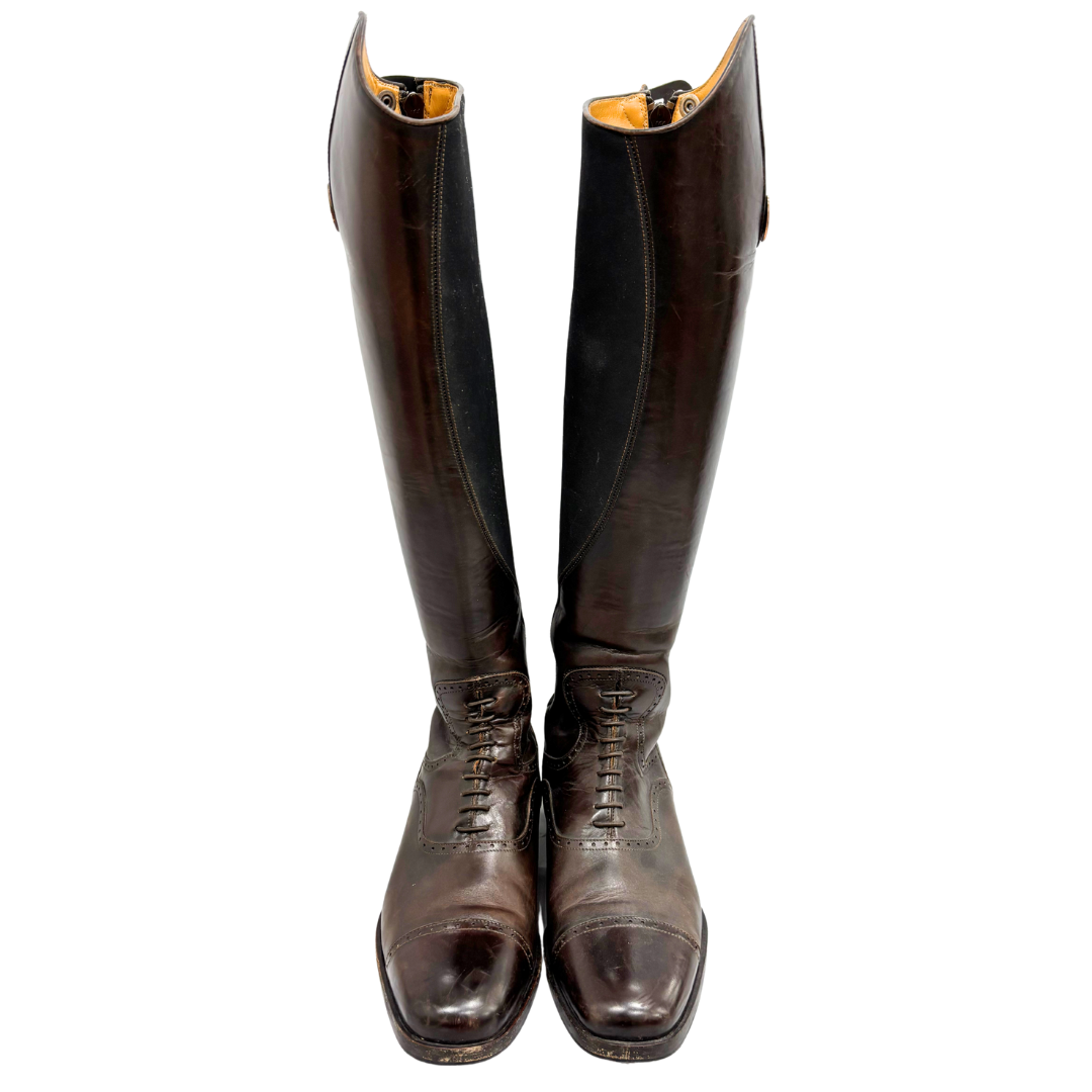 Alberto Fasciani Brown Leather Tall Boots, 41