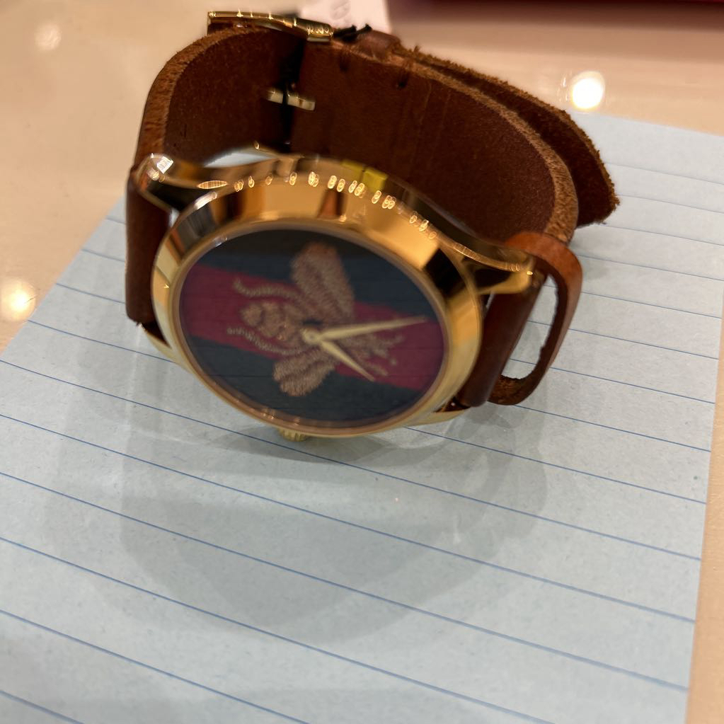 Gucci Bee Gold Tone Watch