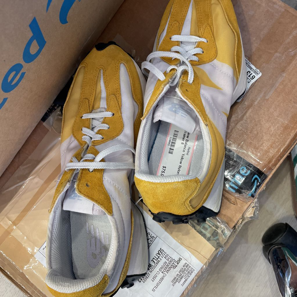 Yellow Nylon Trainer