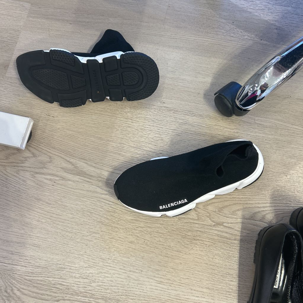 Balenciaga Black Mesh Sneakers