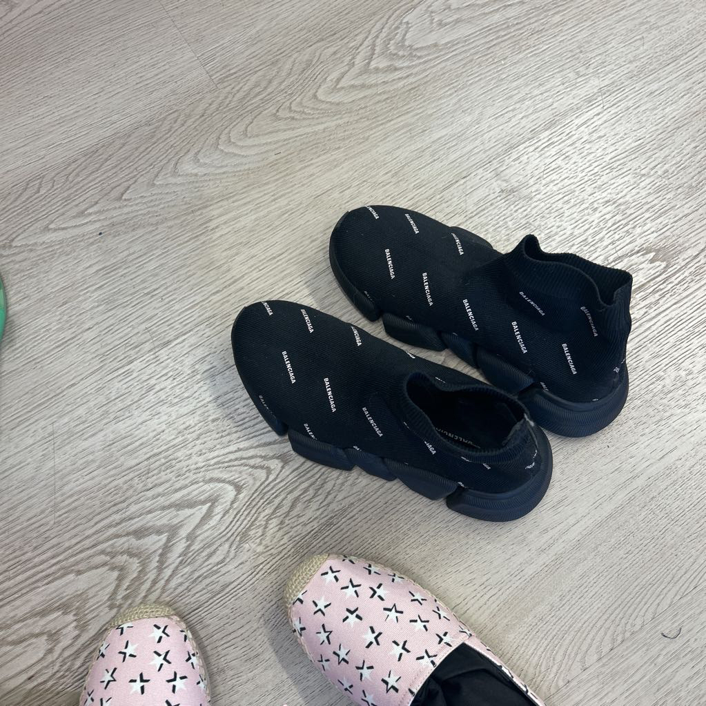 Balenciaga Black Logo Sock Sneakers