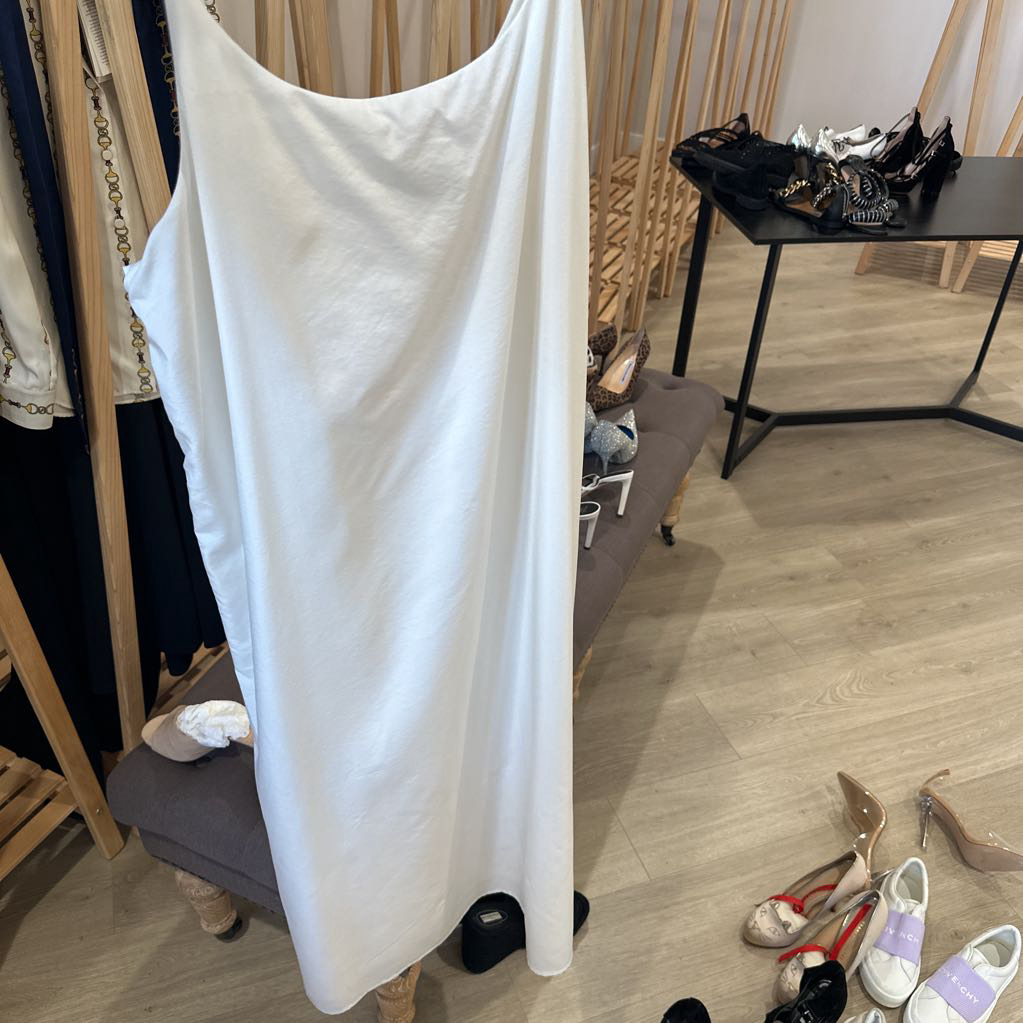 NWT White Tencel Slip Dress