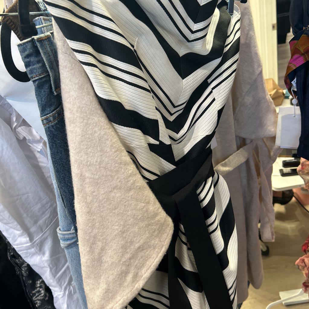 Alexis Black and White Strapless Dress NWT (825)