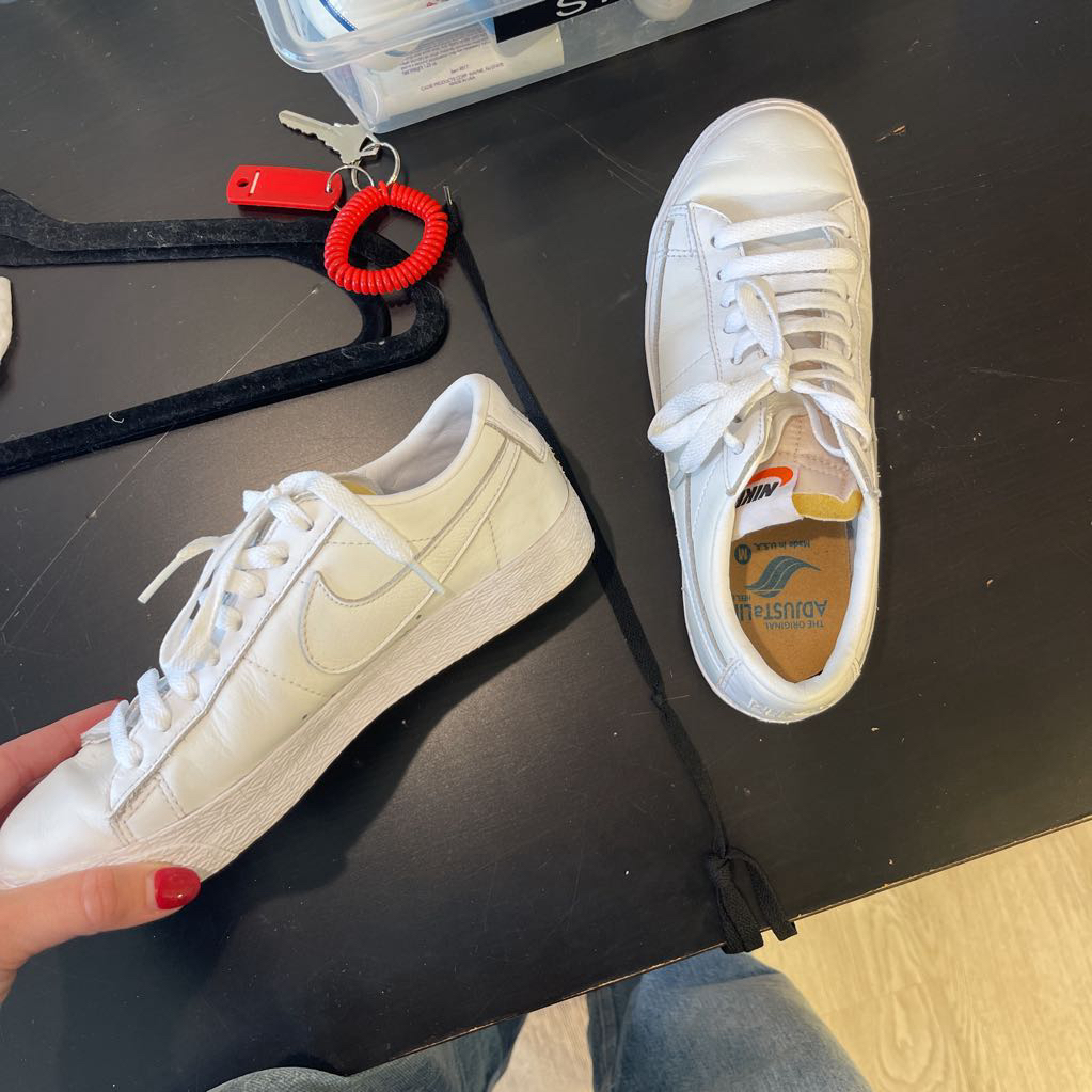 White Leather Sneakers