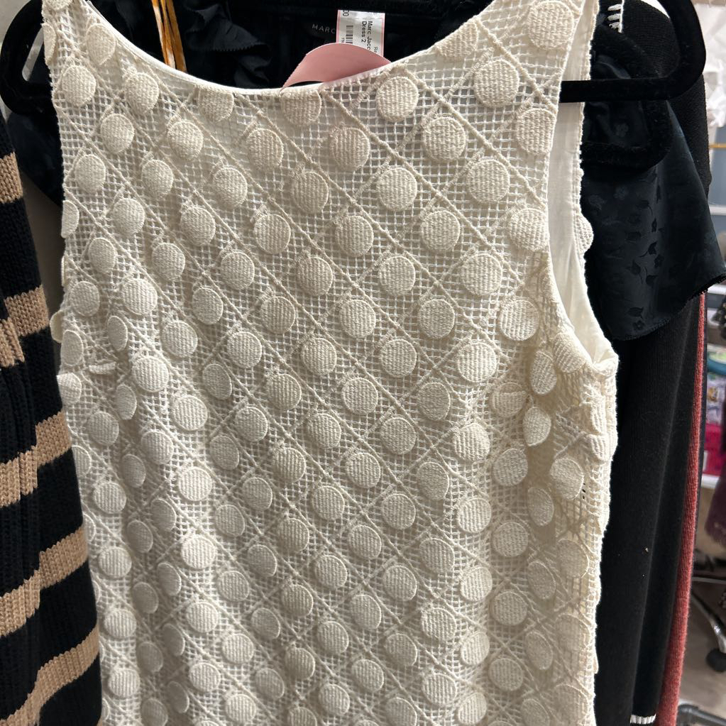& Other Stories White Crochet Shift