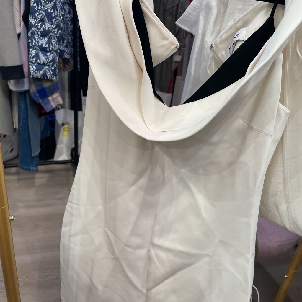 Ivory Viscose Dress