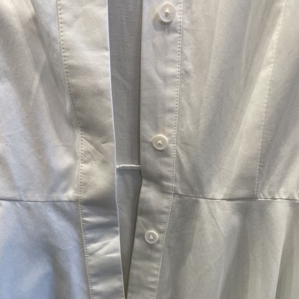 White Cotton Dress (AS IS a few stains)