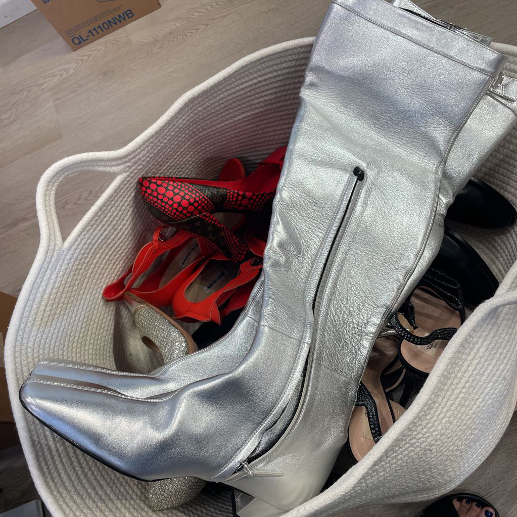 Metallic Hi Boots (NEW)