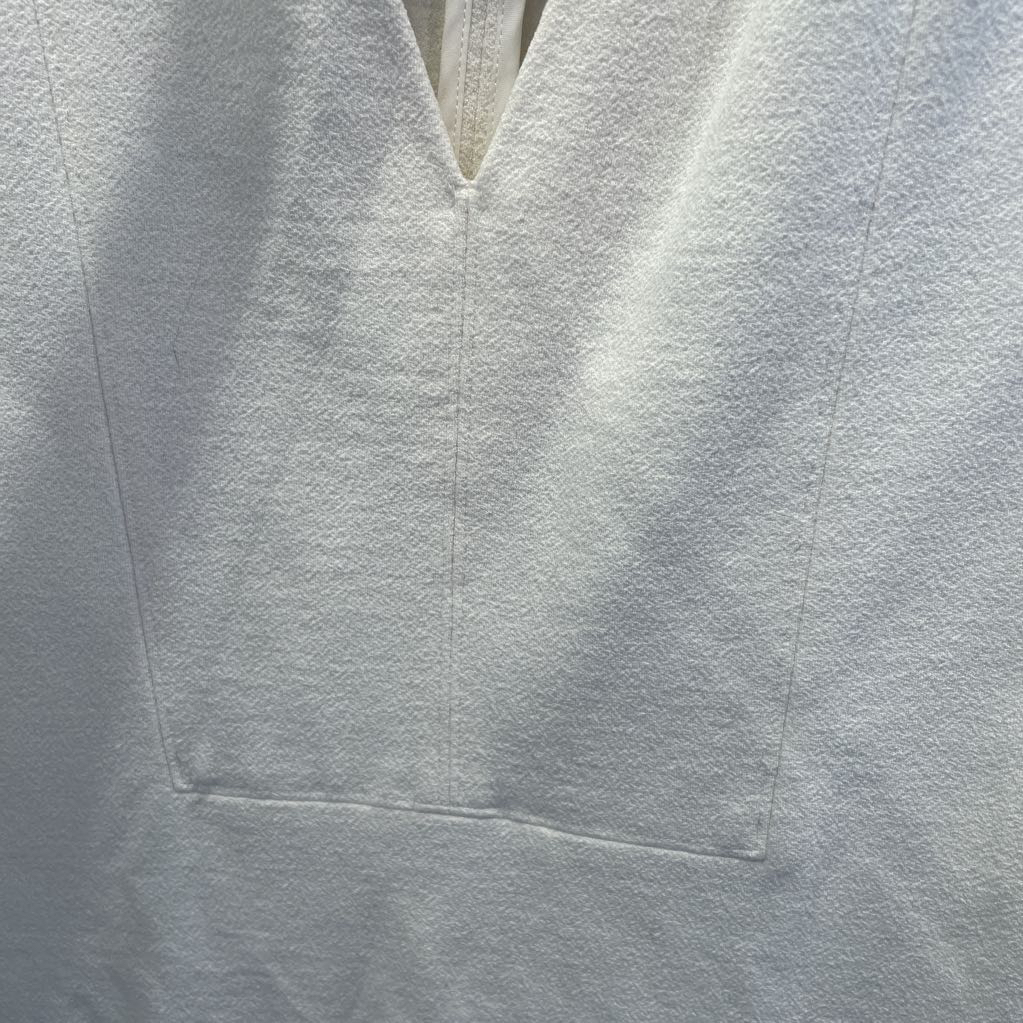 Cream Viscose Blend Dress
