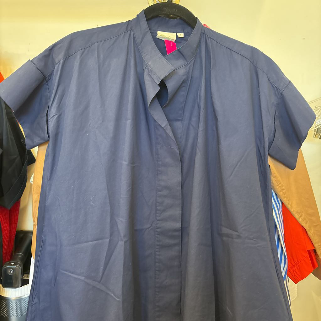 Navy Cotton Dress