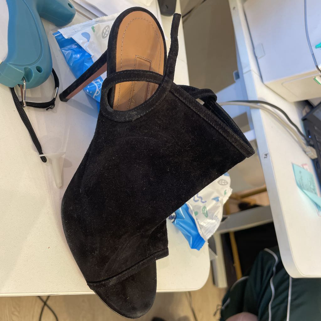 Black Suede Heels