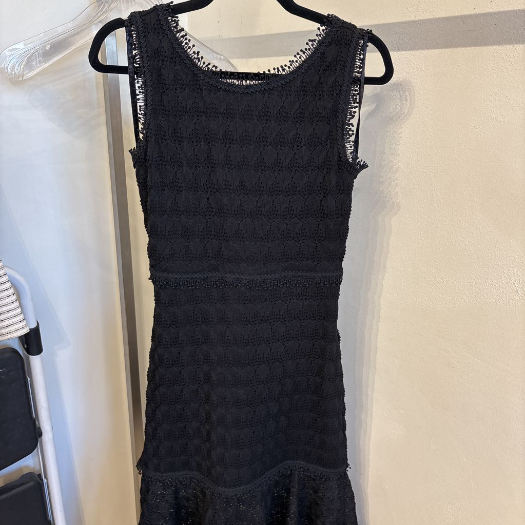 Black Poly Blend Dress