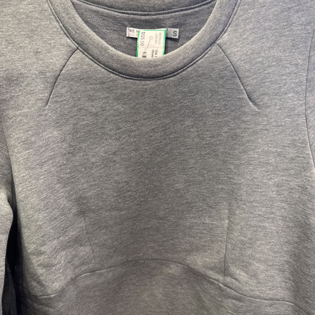 Grey Merino Wool Sweatshirt Dress (NWT 249)