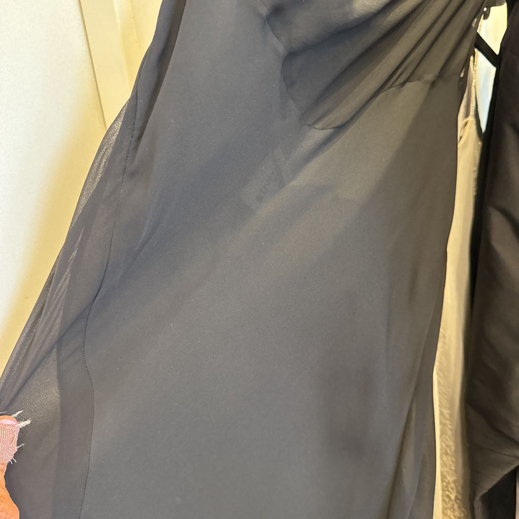 Black Semi Sheer Dress