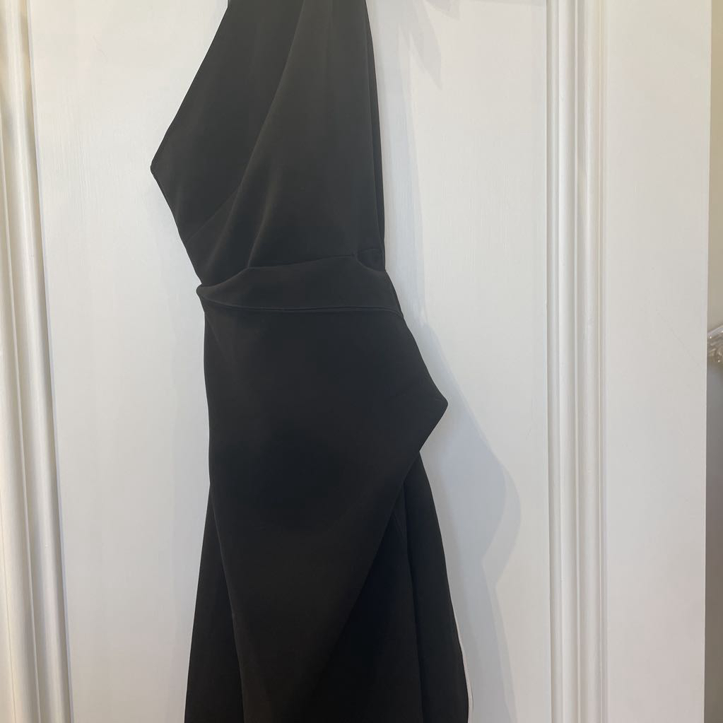 Black/White One Shoulder Dress