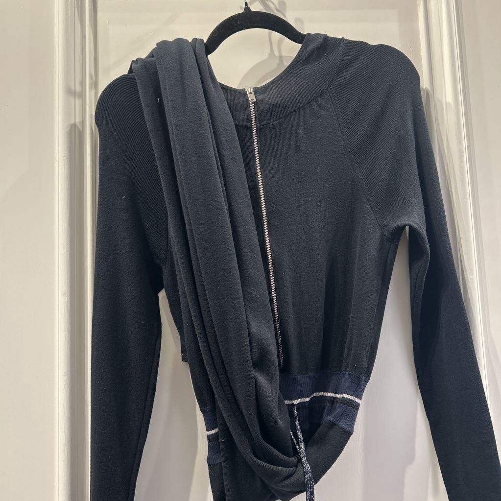 Black Silk Jumpsuit