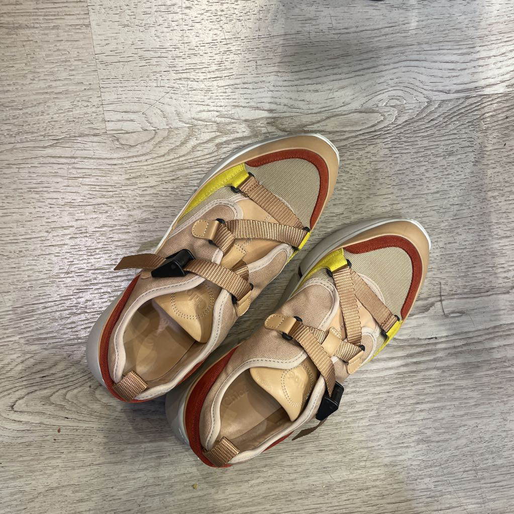 Brown Strap Trainers