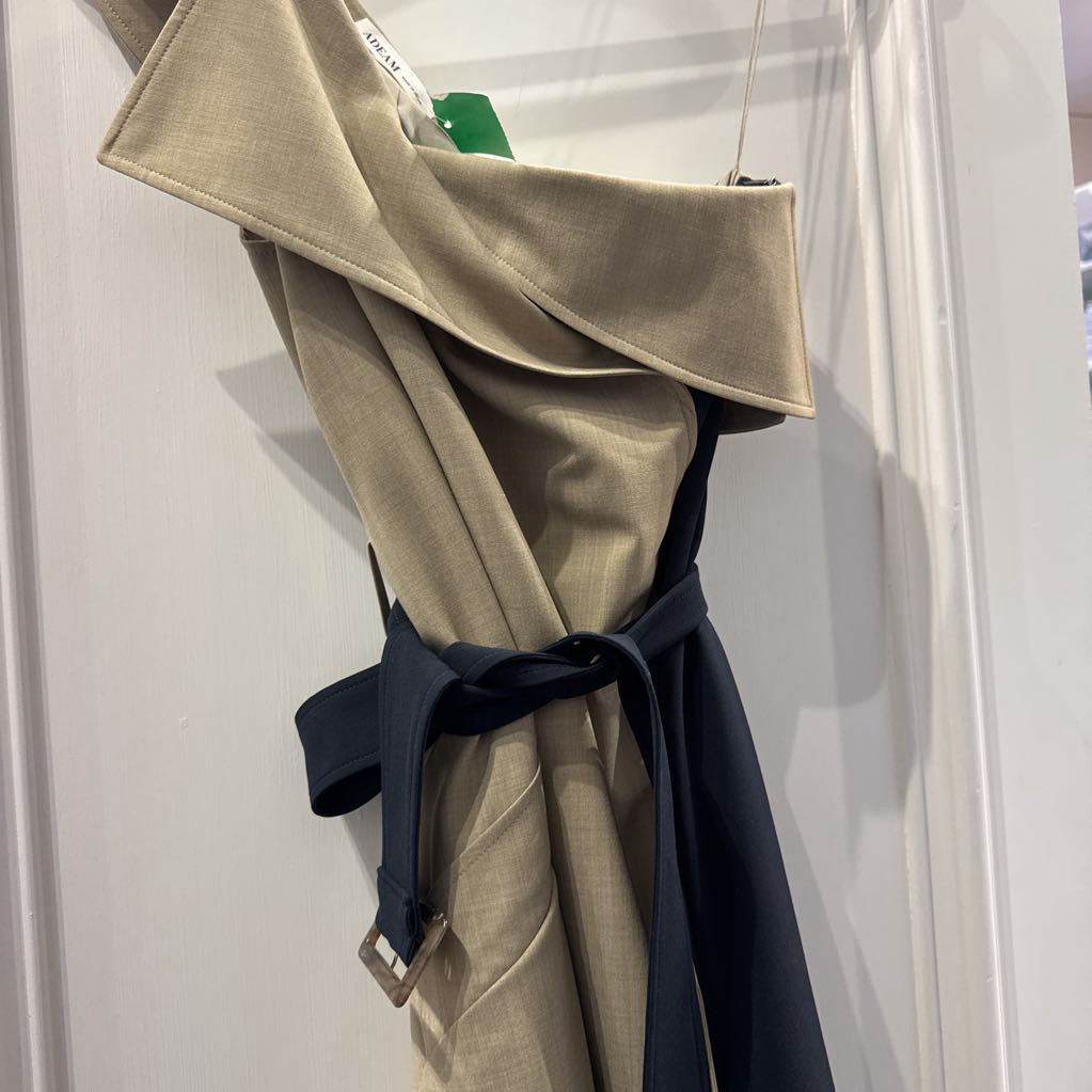 Tan/Navy Dress