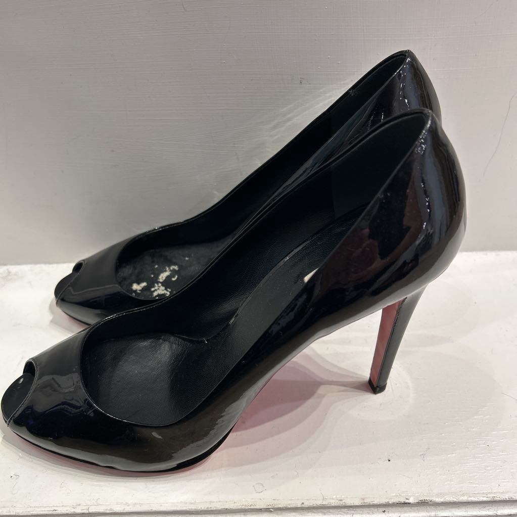 Black Patent Heel, 40