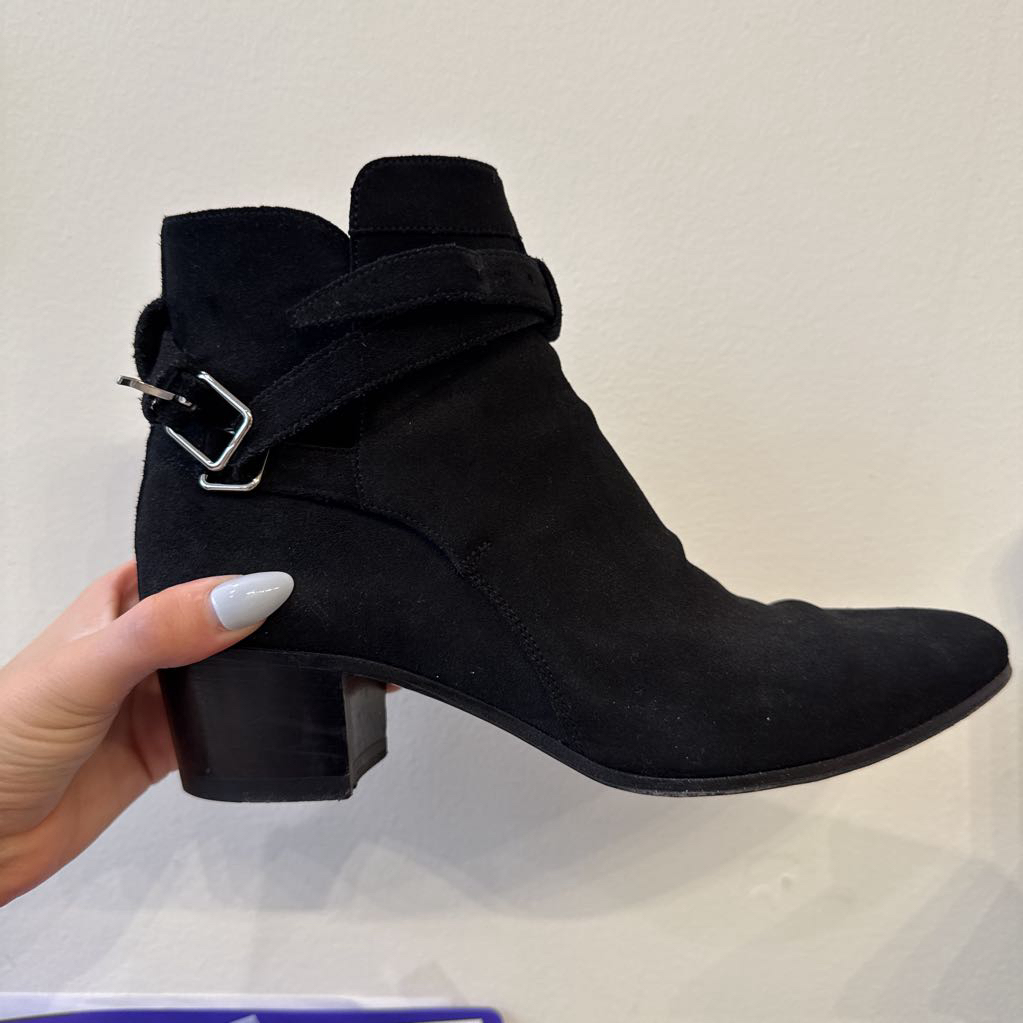 Black Suede Boots