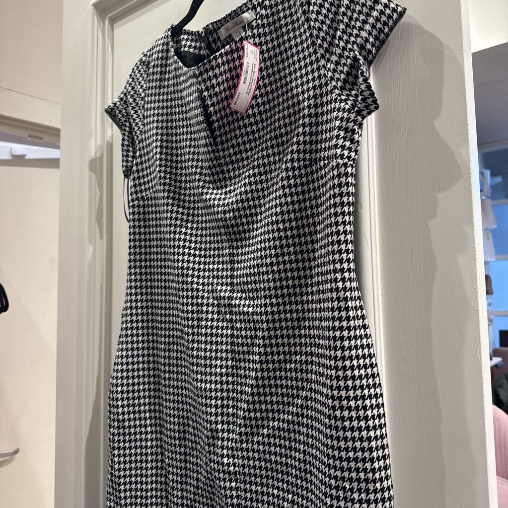 Black/White Houndstooth Dress