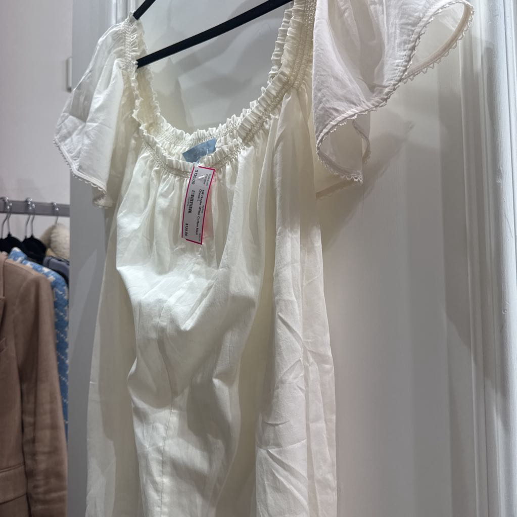 White Cotton Maxi Dress