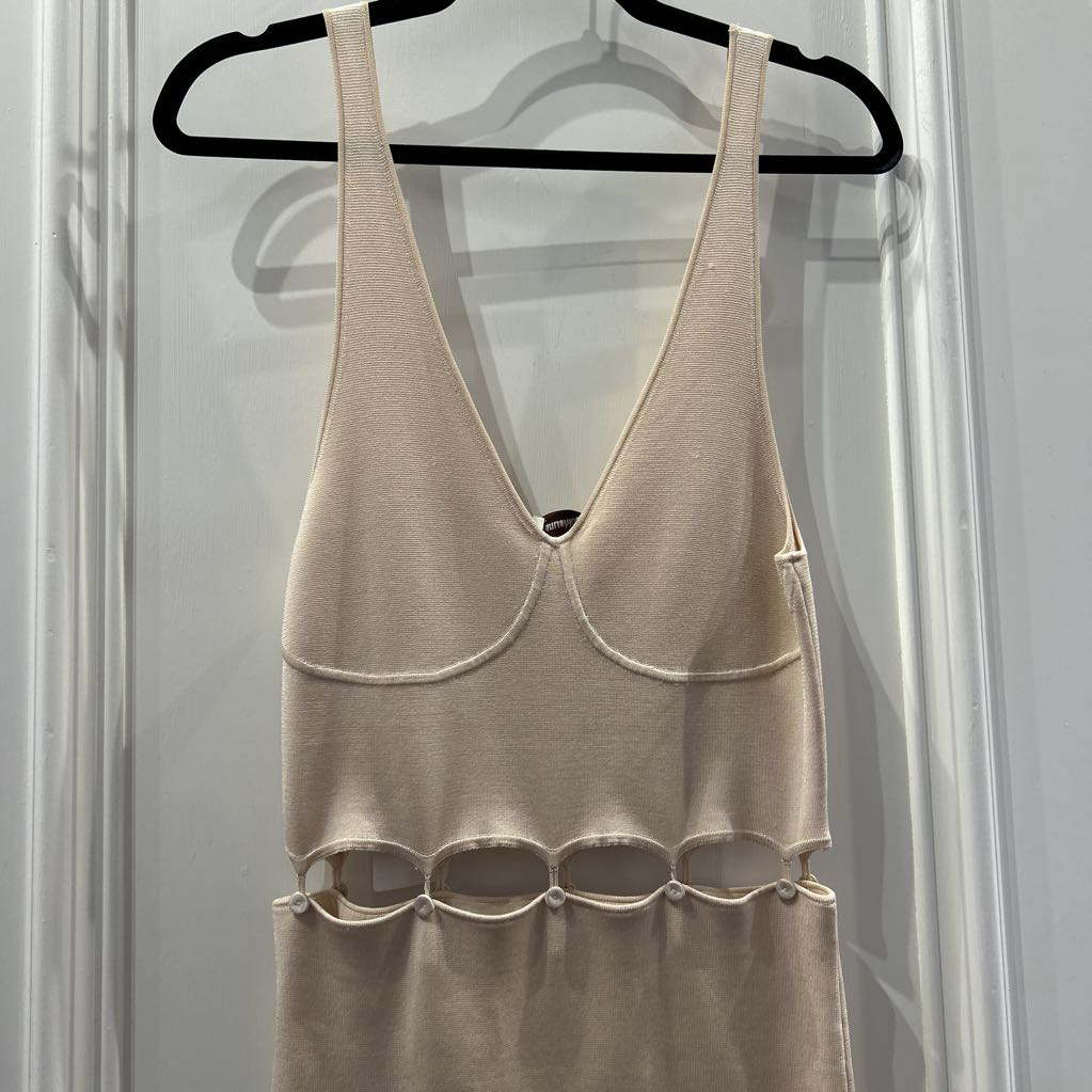 Nanushka Cream Sleevless Knit