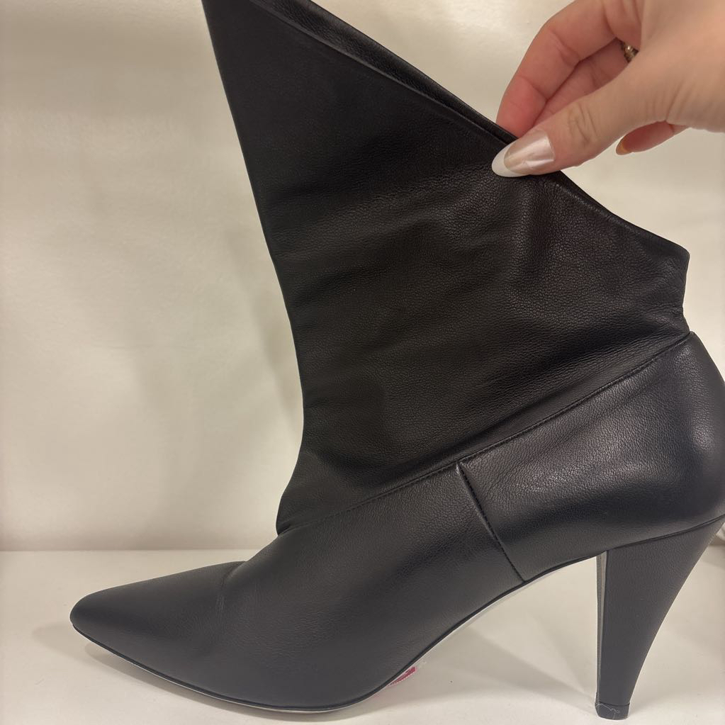 Black Leather Boot