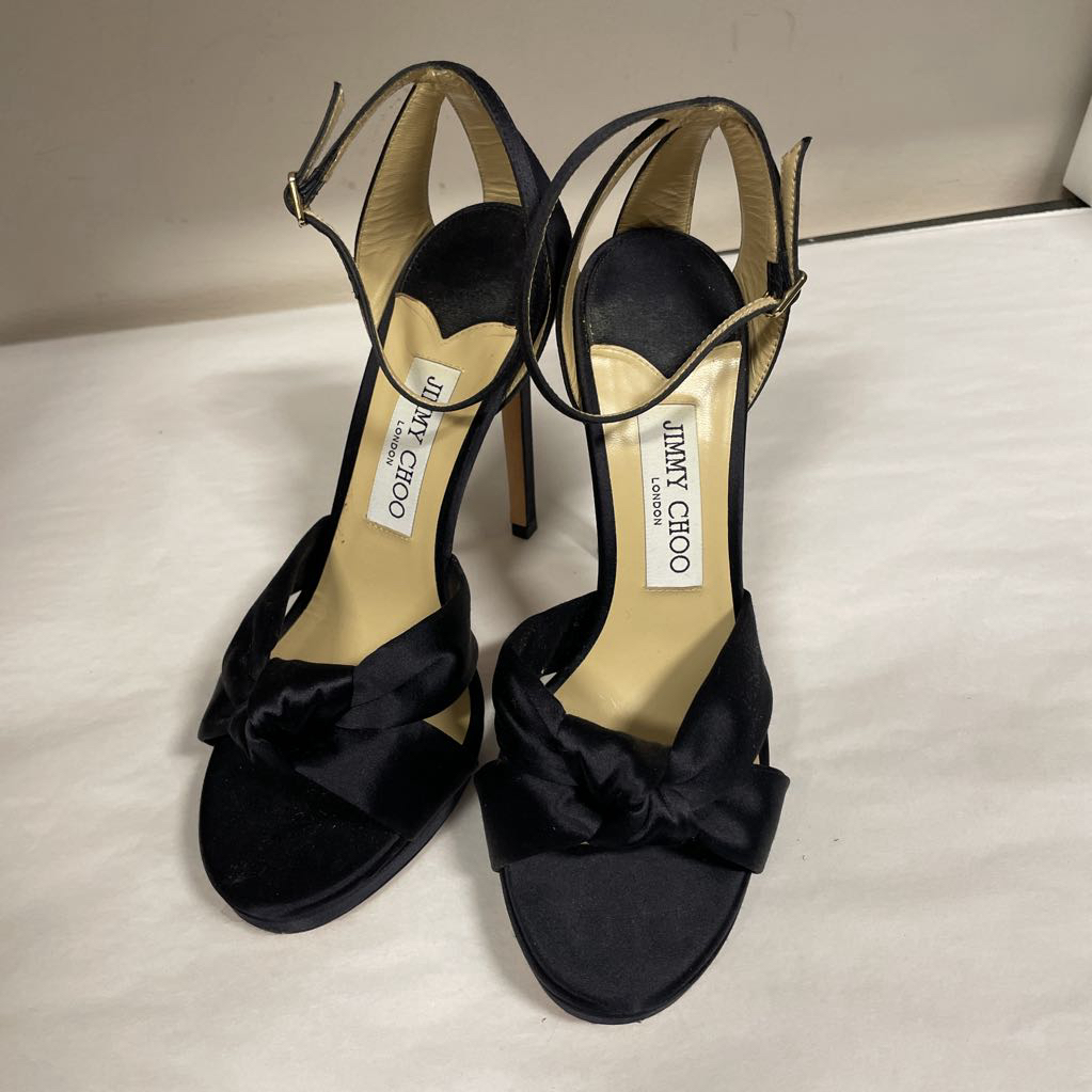 Black Satin Heel, 38