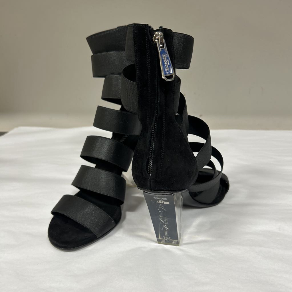 Black Strappy Pumps (40)