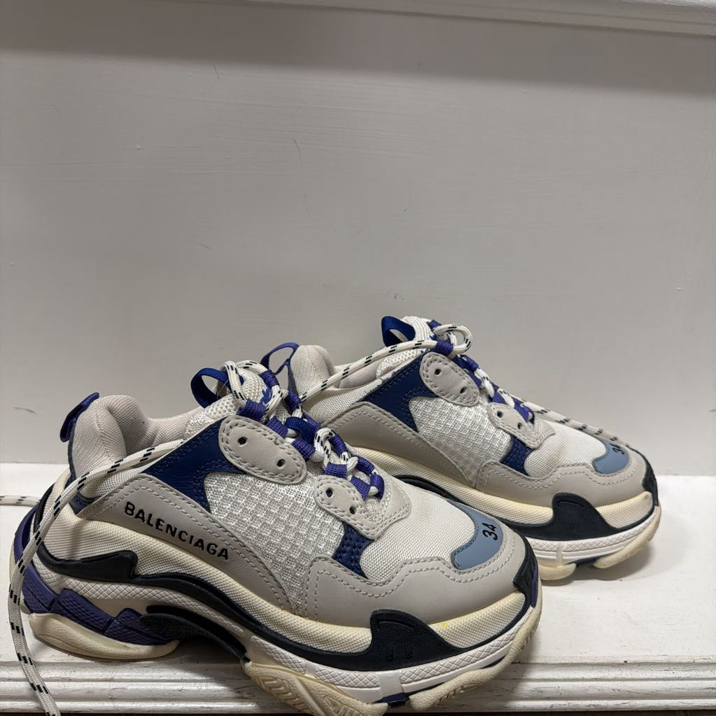 Purple Triple S Chunky Sneakers, 34