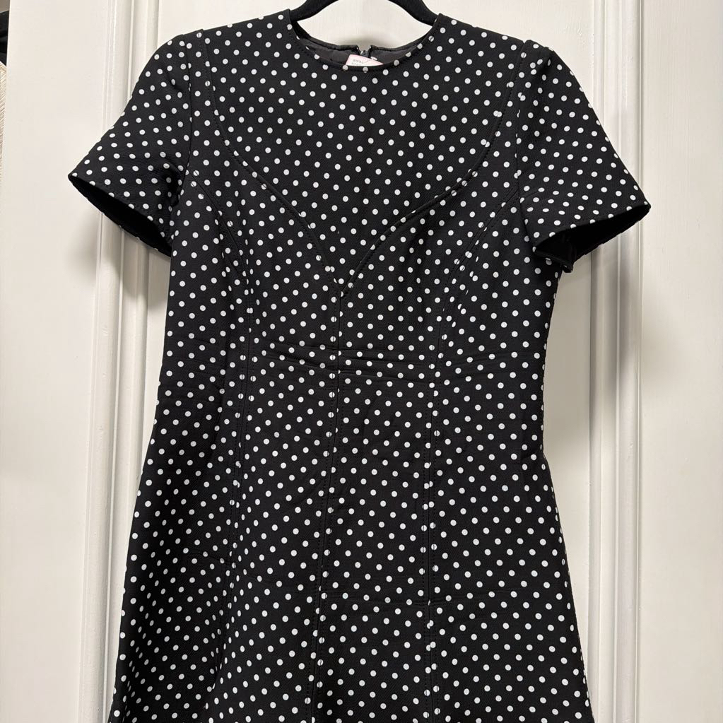 Black/White Polka Dot Dress