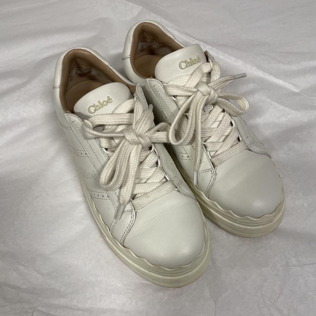 White Leather Sneakers
