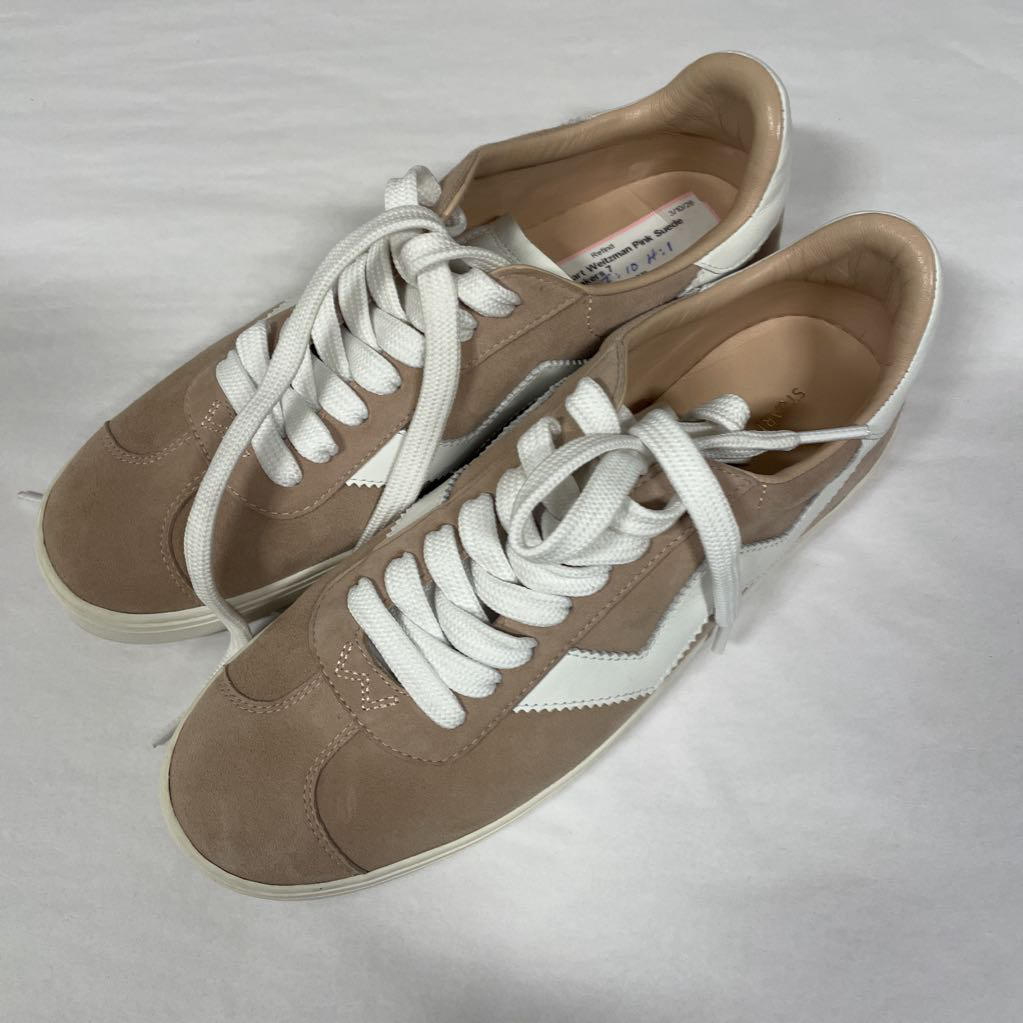 Pink Suede Sneakers
