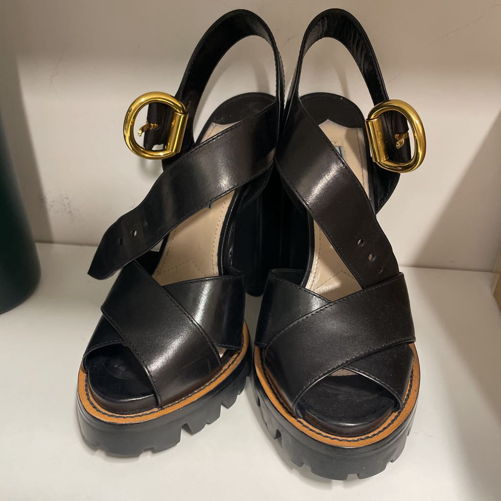 Black Platform Sandals