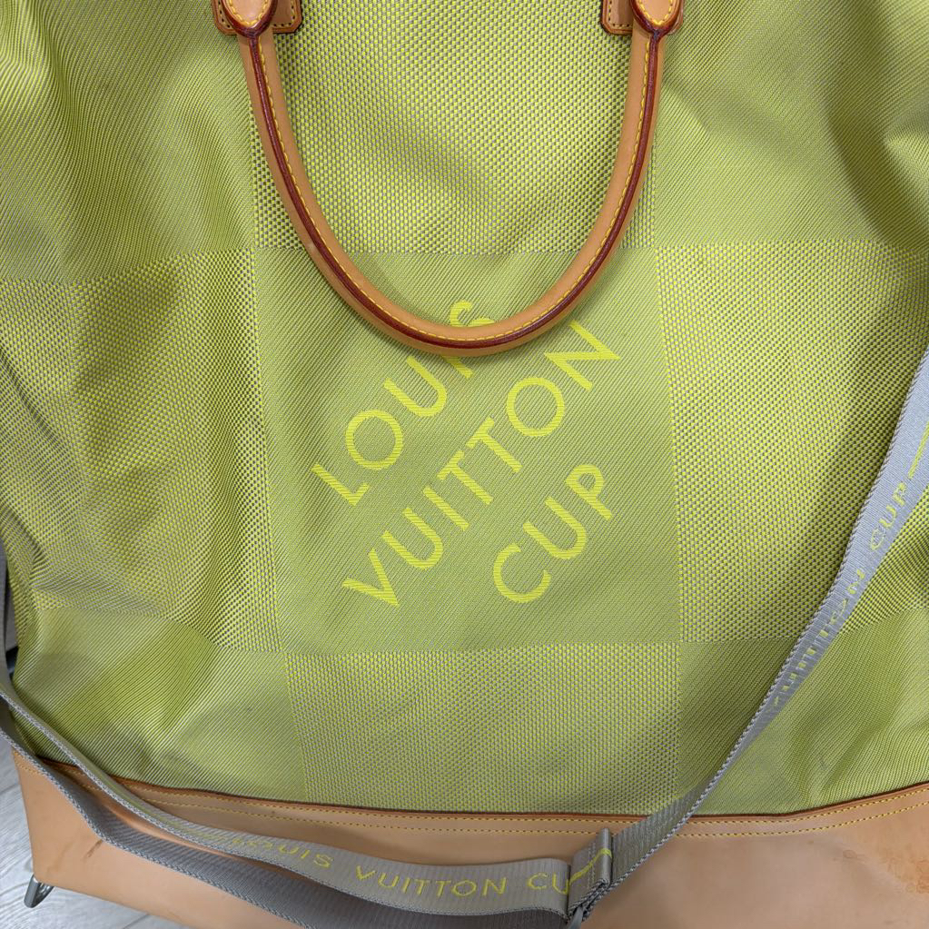 Louis Vuitton 2002 America's Cup Geant Tote Bag Jaune Yellow Neon