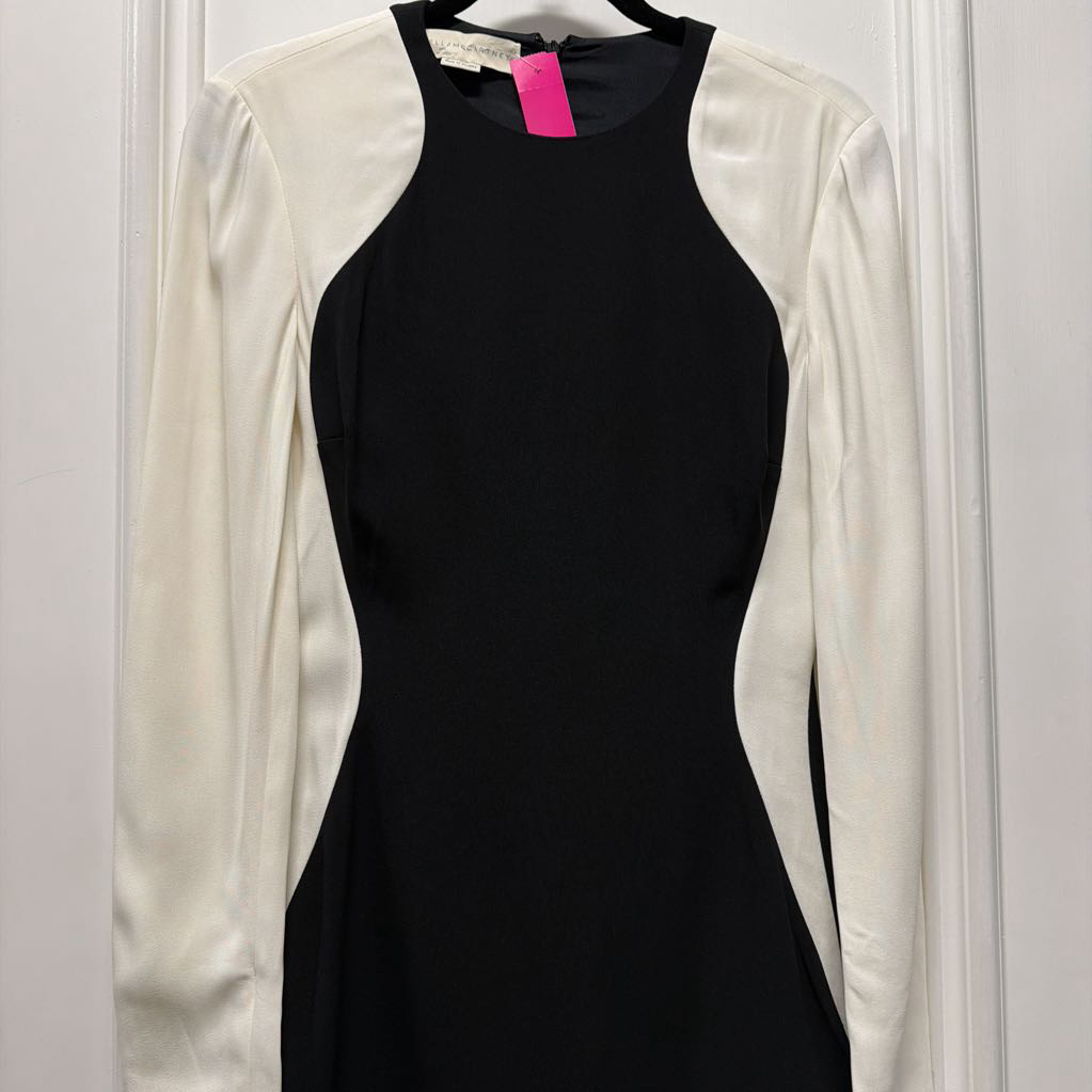 Black/White Illusion Mini Dress