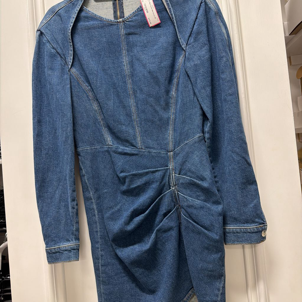 Blue Denim Mini Dress