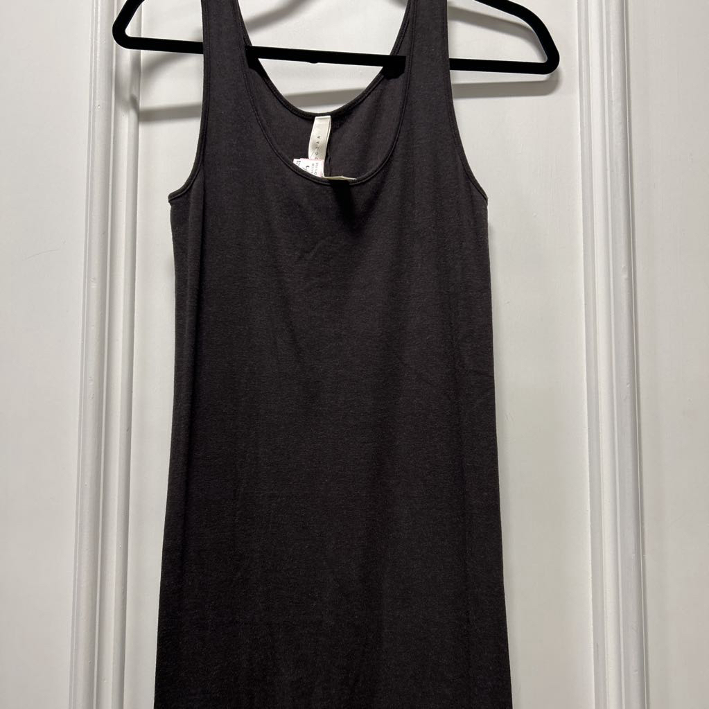 Grey Cotton Sleeveless Maxi Dress (NWT)