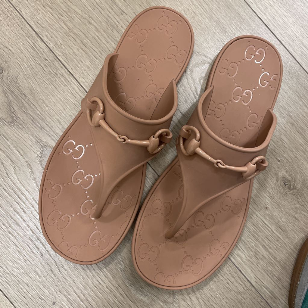 Brown Rubber Sandals