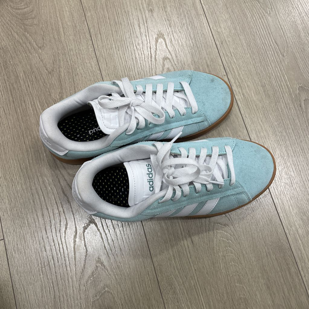 Blue Suede Sneakers
