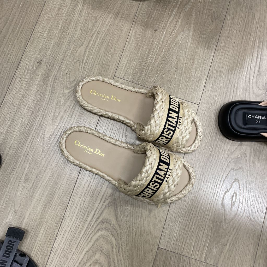 Raffia Dway Mules