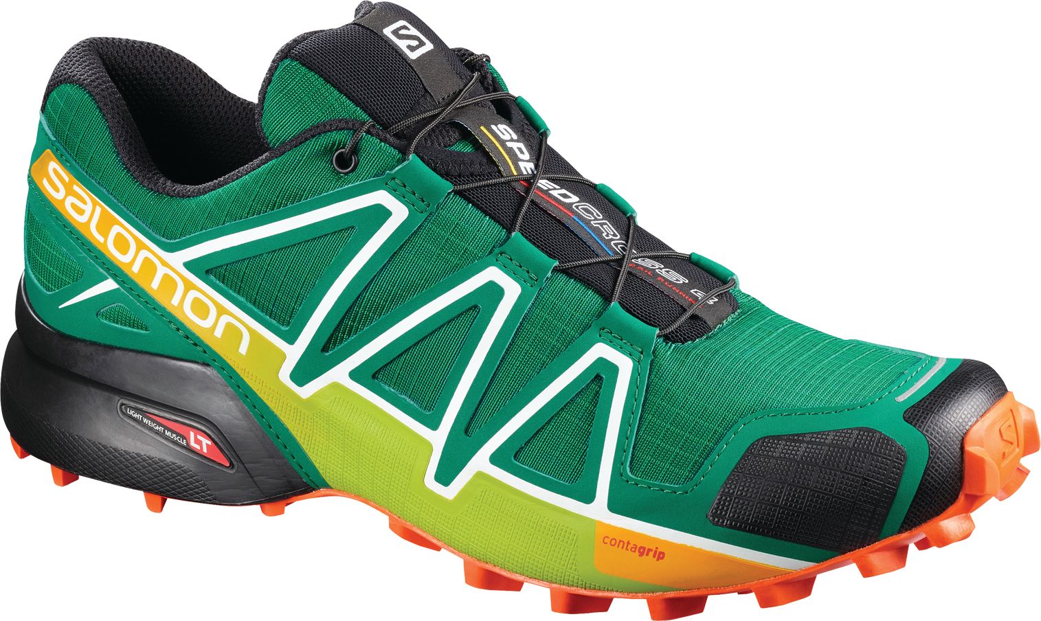 Ripley - SALOMON ZAPATILLA SPEEDCROSS 4 M HOMBRE - VERDE/AMARILLO