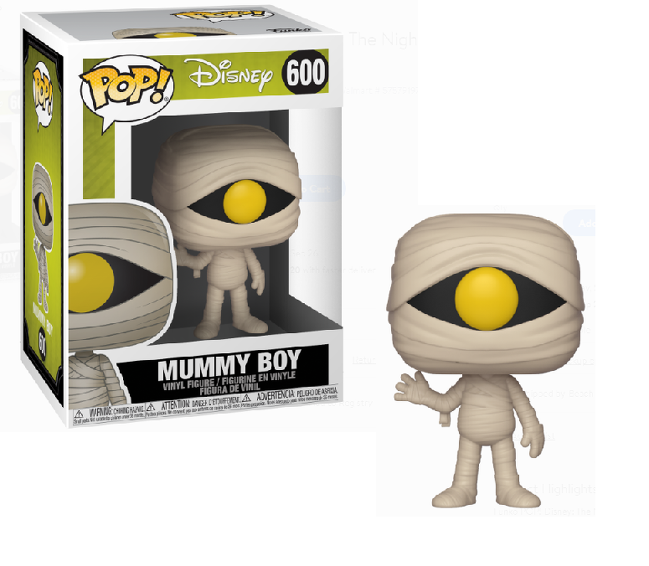 Ripley - POP DISNEY NIGHTMARE BEFORE CHRISTMAS S6 MUMMY BOY