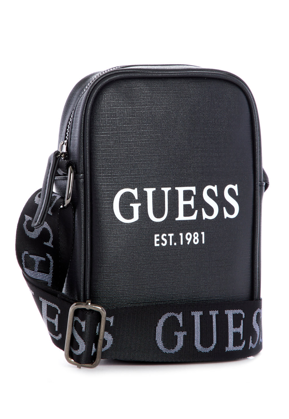 Ripley - BOLSO GUESS OUTFITTER CROSSBODY BLA NEGRO
