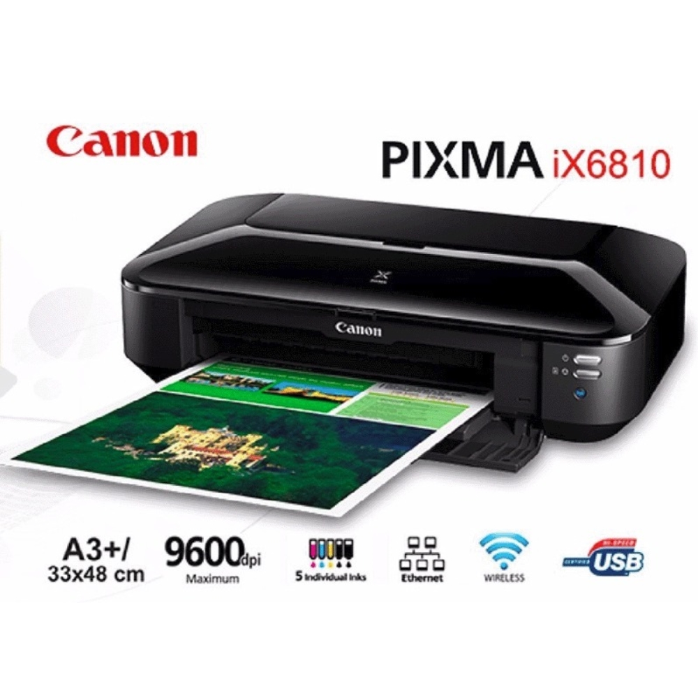 Ripley - IMPRESORA FOTOGRAFICA CANON IX6810, FORMATO A3, WIFI, USB, ETHERNET