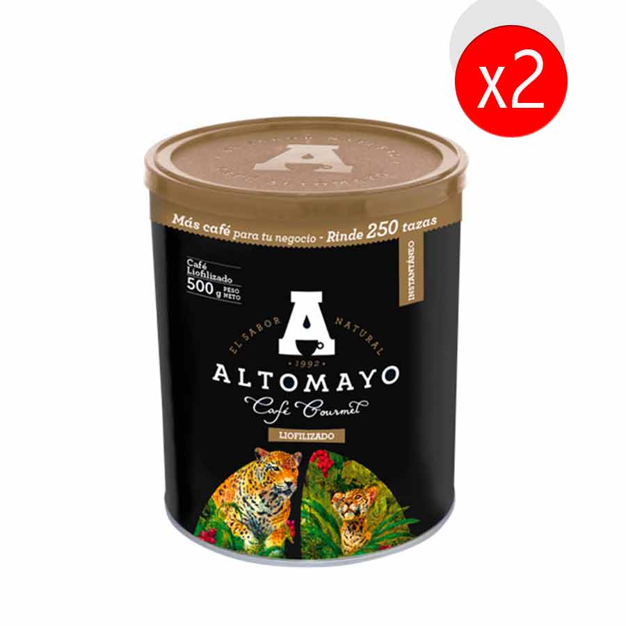 Ripley PACK 2 ALTOMAYO CAFÉ INSTANTÁNEO GOURMET LATA 500 GR