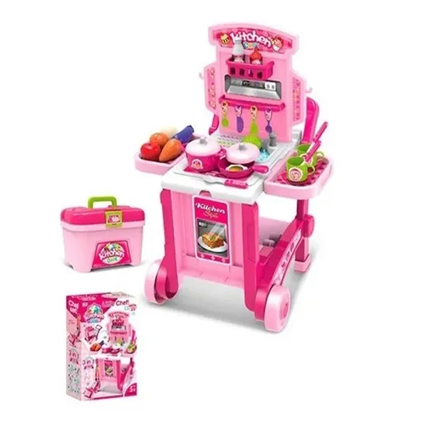 Ripley - SET DE JUEGO COCINA INFANTIL 3 EN 1